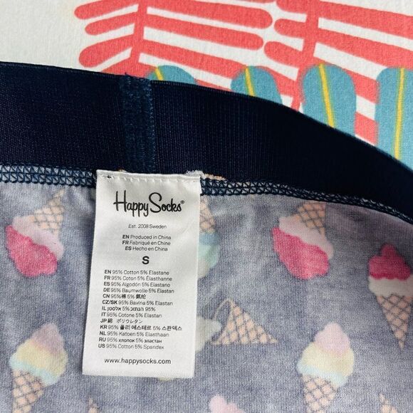 NWOT Happy Socks Men’s Ice Cream Trunks Boxers Small - Picture 7 of 8